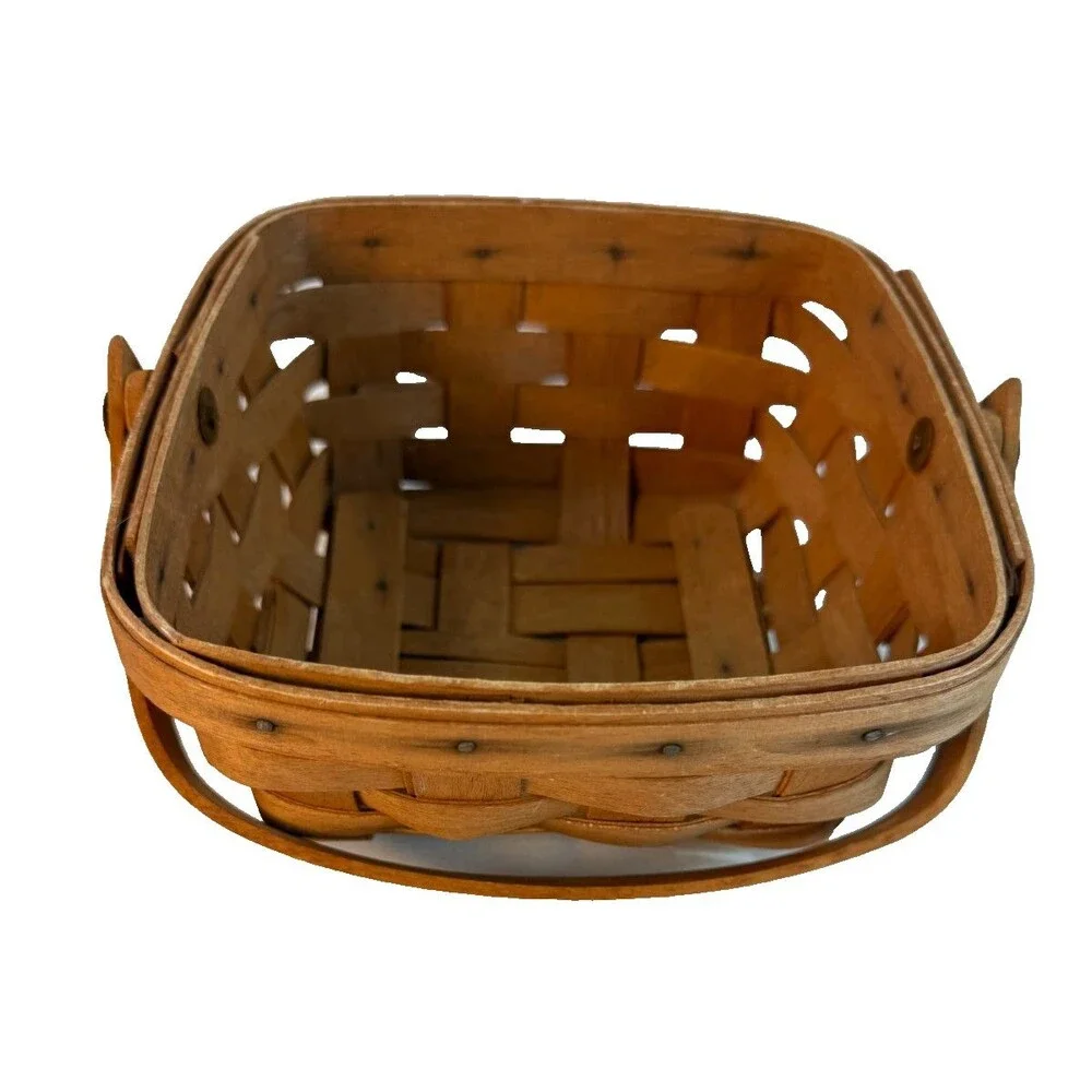 1991 Longaberger Small Berry Basket w/Swinging Handle 6.5